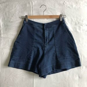 NWOT Gap Jersey Denim-like Shorts